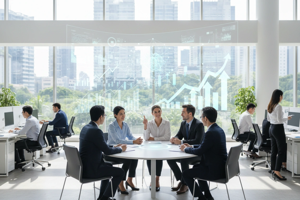 Professional image illustrating Understanding AI for Business Growth