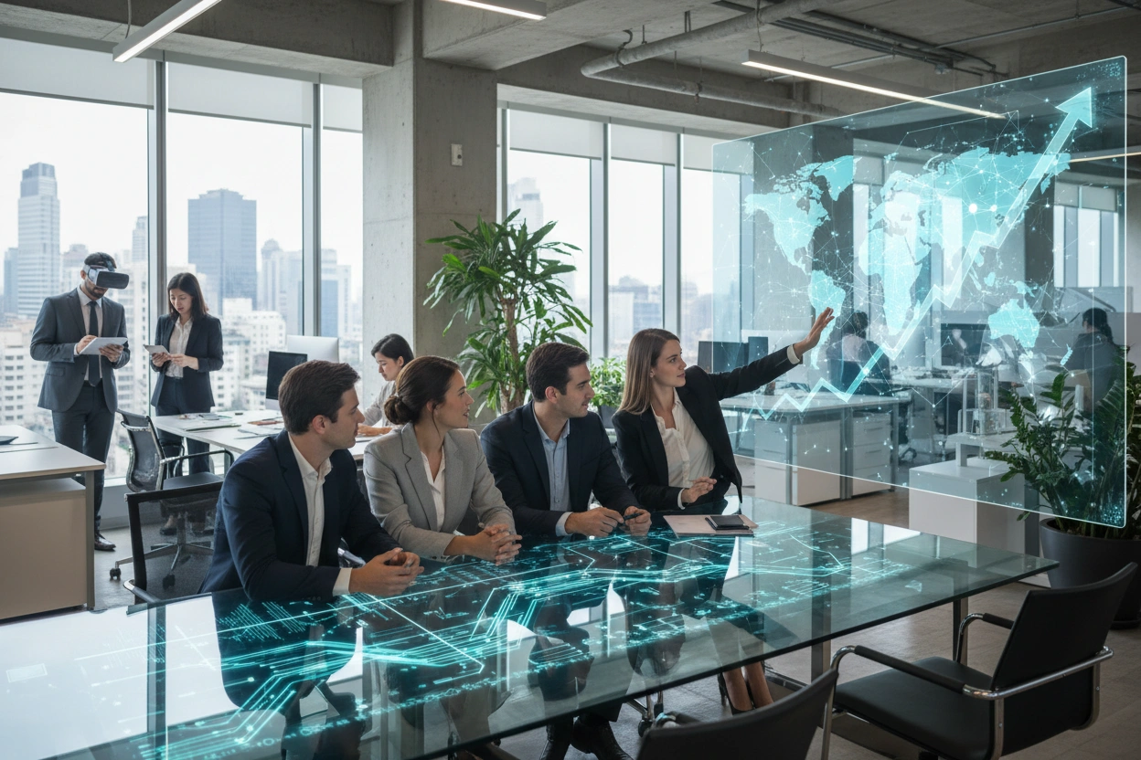 Professional image illustrating Implementing AI Growth Strategies