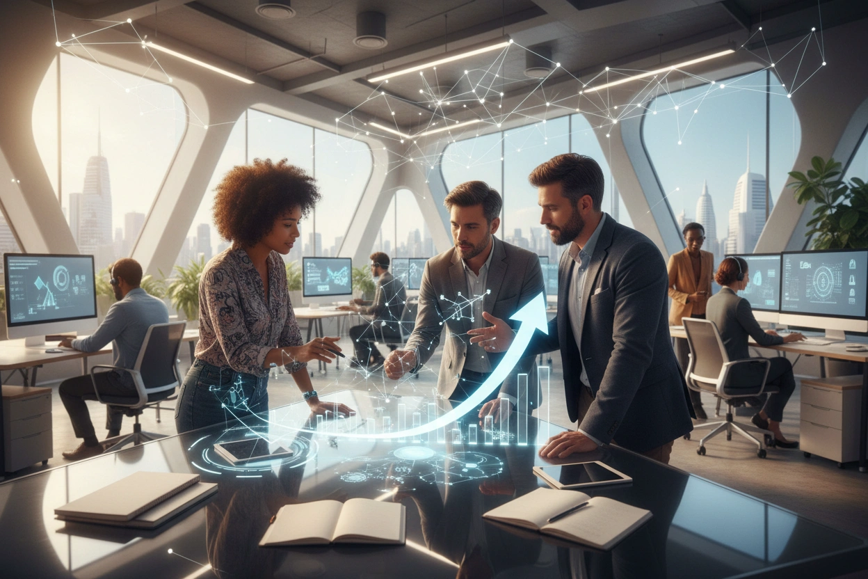 Professional image illustrating Top AI Tools and Platforms for Entrepreneurs