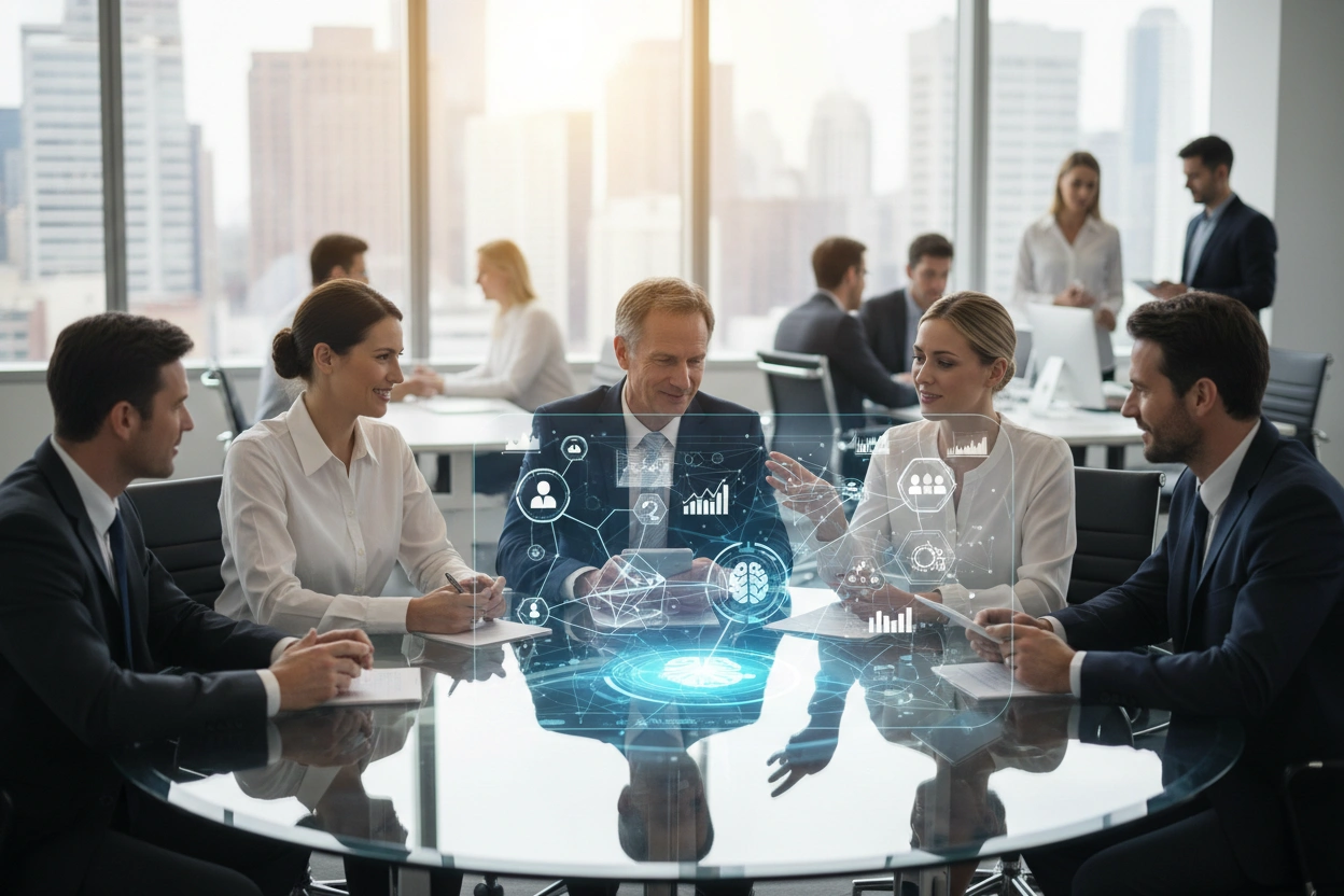 Professional image illustrating Step-by-Step Guide to Integrating AI