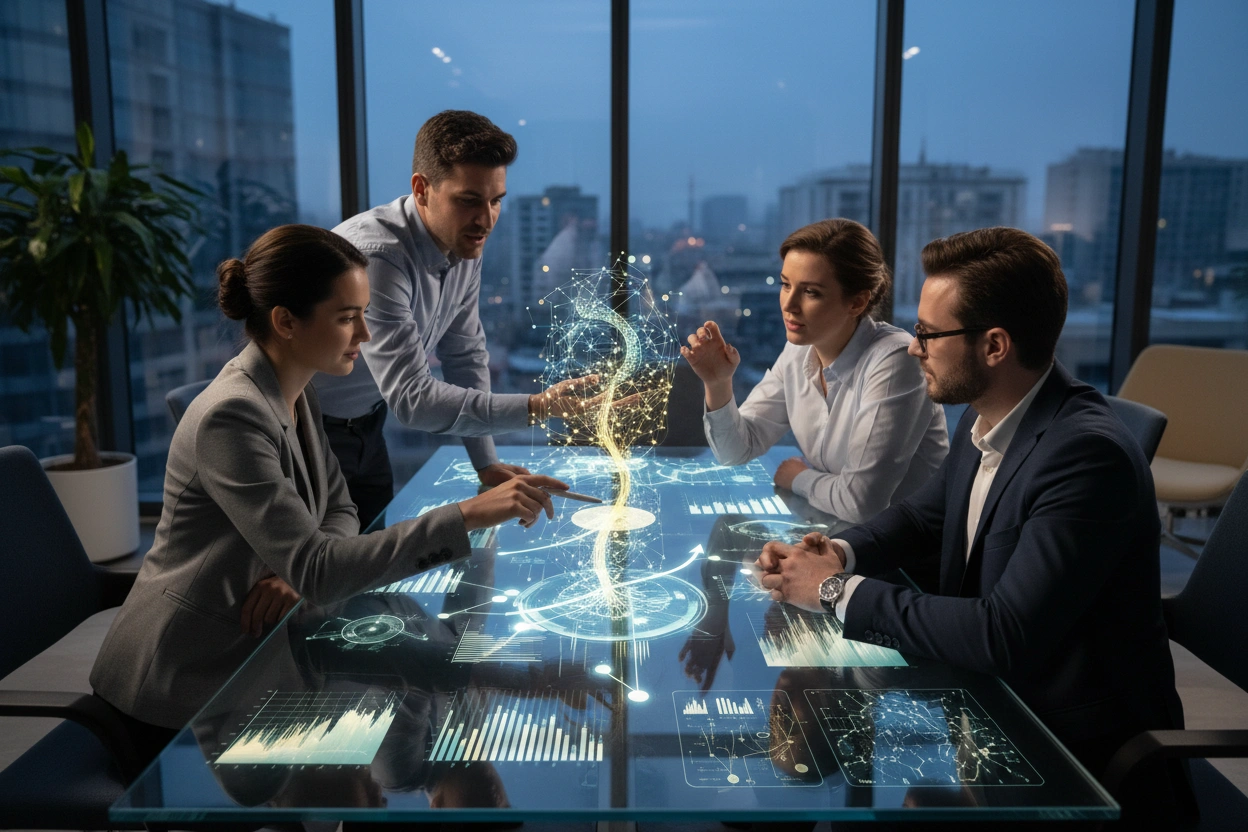 Professional image illustrating Understanding AI for Business Growth