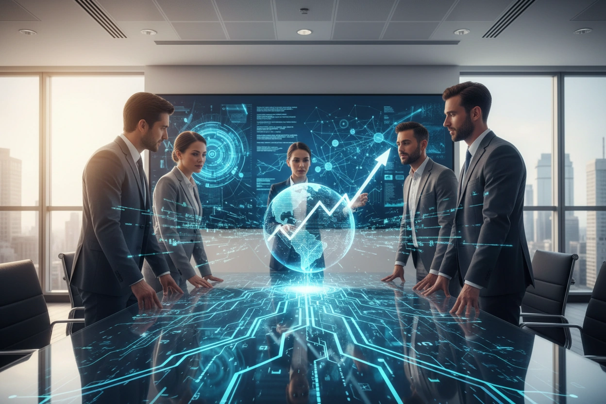 Professional image illustrating Understanding AI and Machine Learning in Business