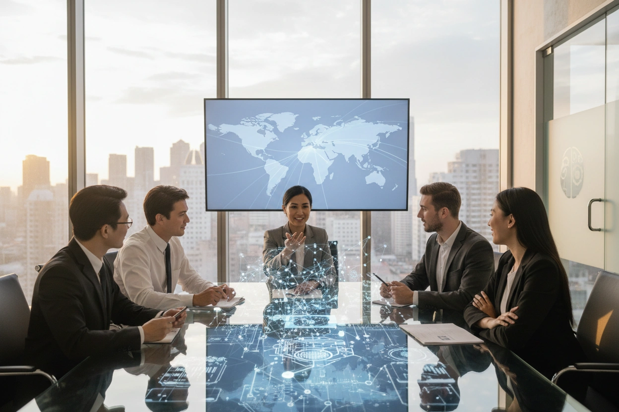 Professional image illustrating Implementing AI Growth Strategies