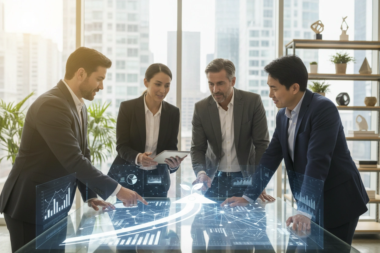 Professional image illustrating Understanding AI for Business Growth
