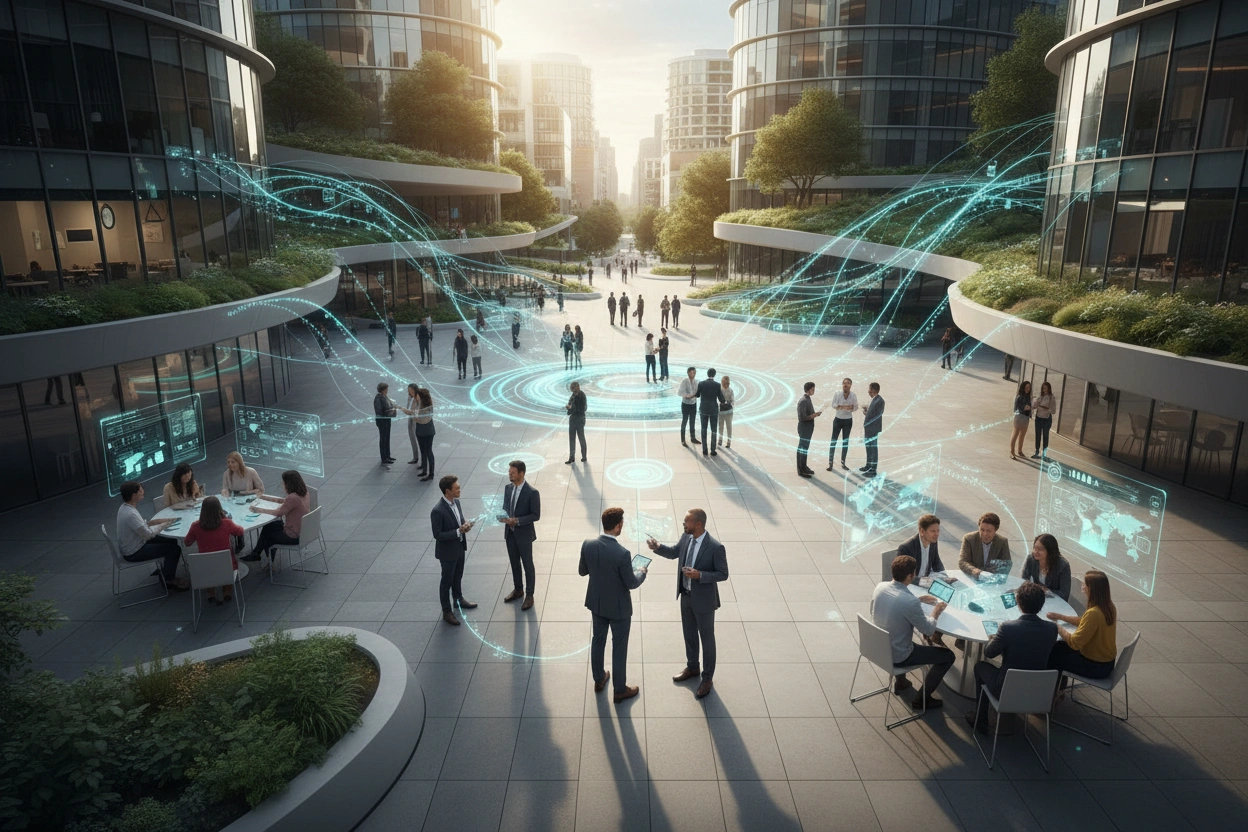 Professional image illustrating The Rise of Decentralized Finance (DeFi)