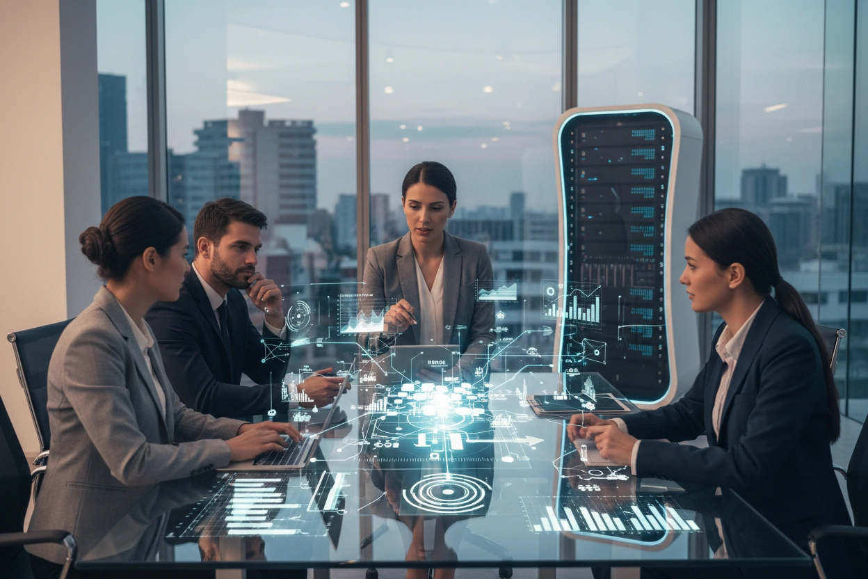 Professional image illustrating Understanding AI for Business Growth