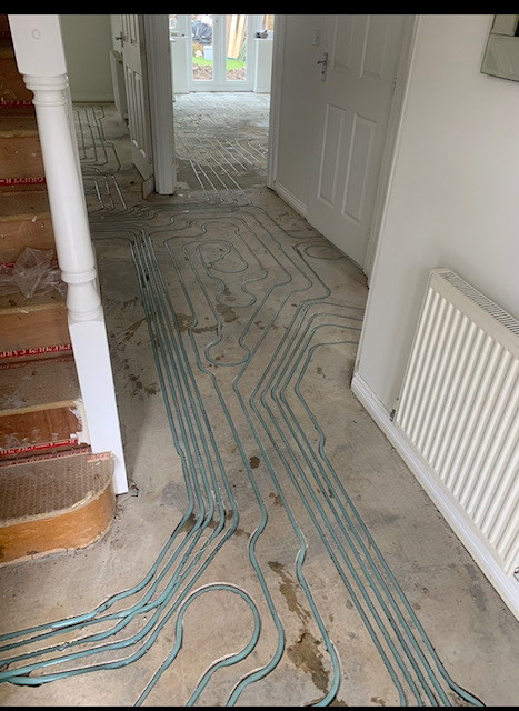 Underfloor Heating Before