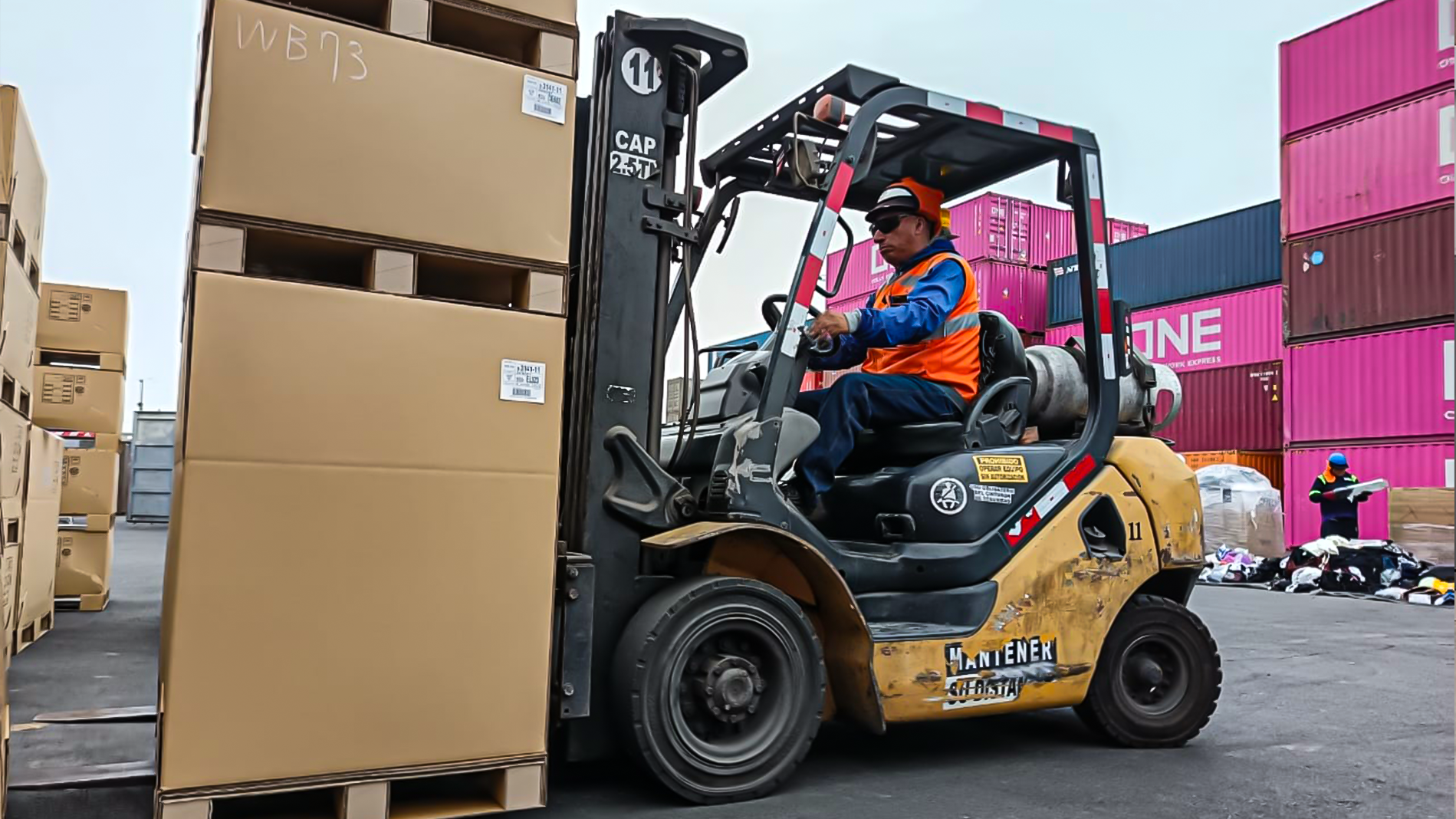 Apilamiento de cajas