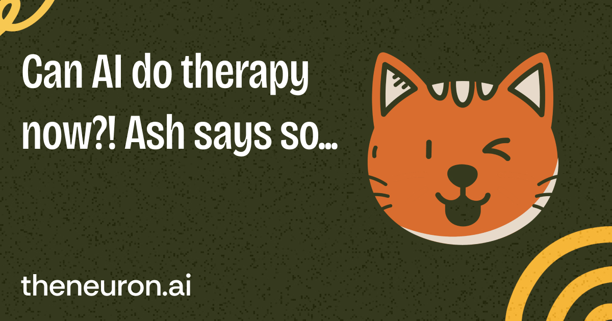 😺 Could AI therapy actually work??