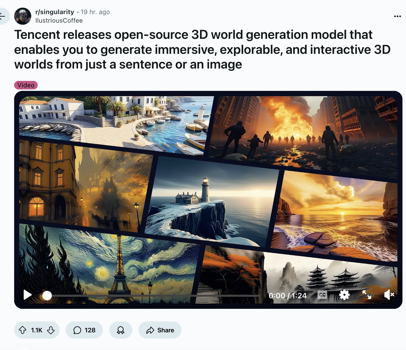Tencent Just Open-Sourced a 3D World Generator