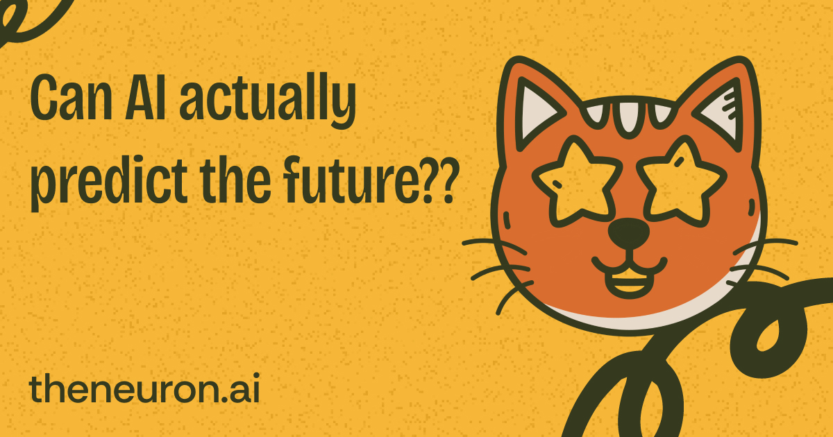 😺 Can AI predict the future?? 🤔🔮
