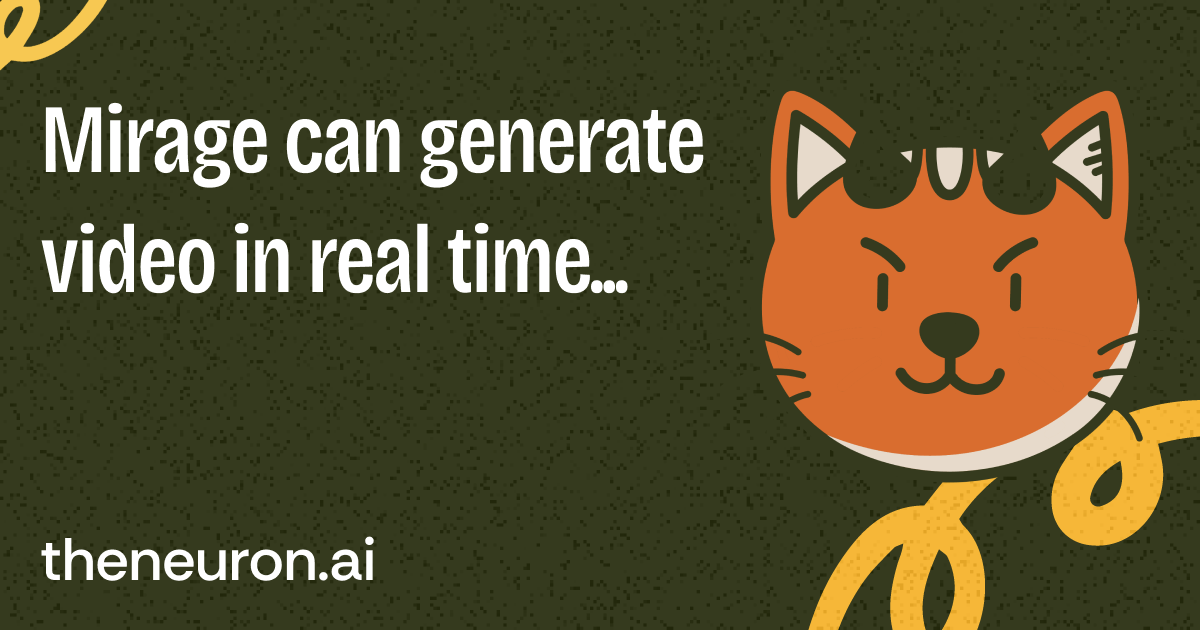 😺 Is Real-Time AI Video Technology the Future of Video Games?