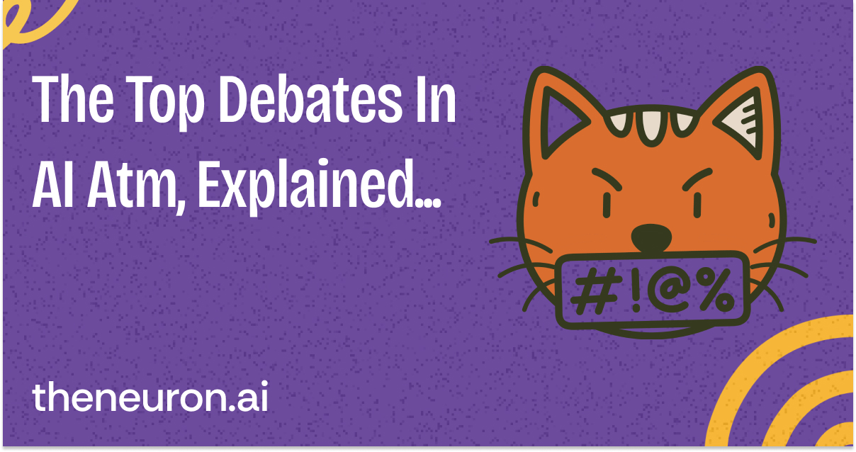😸 5 Major AI Debates, Explained...