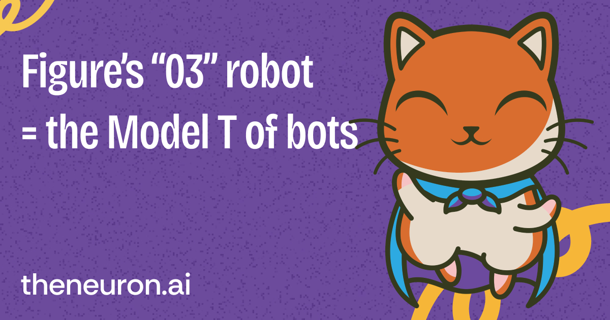 😸 Is this the "Model T moment" for robots?