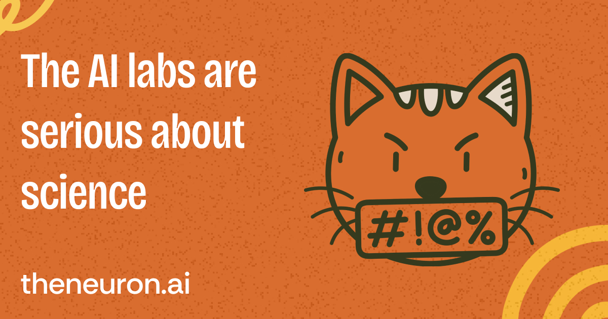 😸 AI for science is getting real.