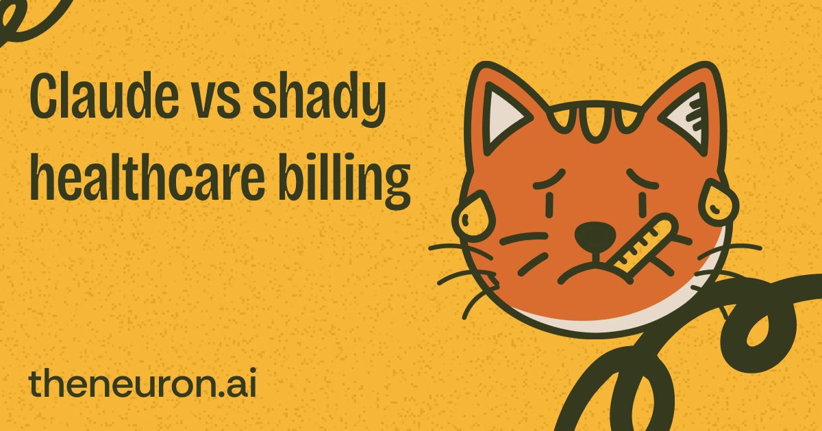 😸 AI turned a $195K hospital bill into $33K