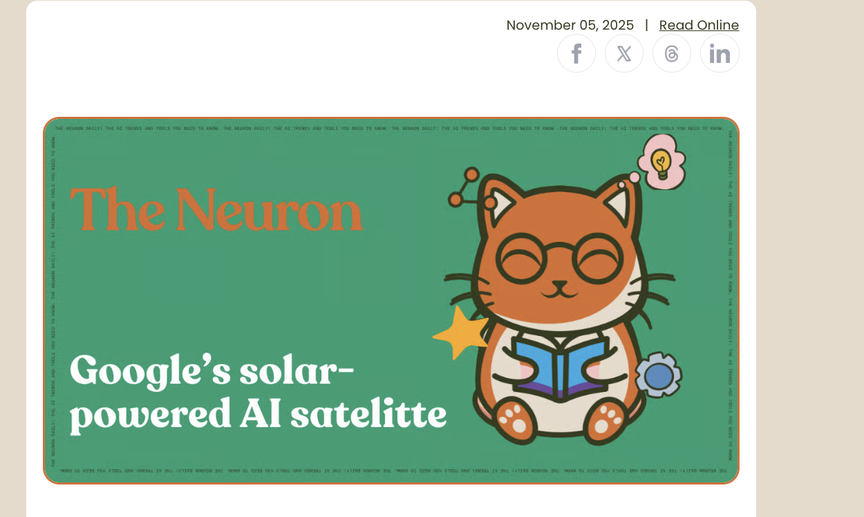 The Neuron Overflow: Bonus AI News & Tools for Wednesday, November 5
