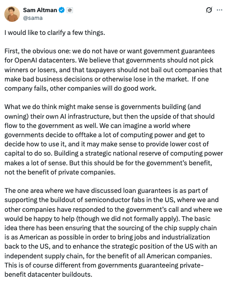 We need to talk about OpenAI's "Backstopgate"