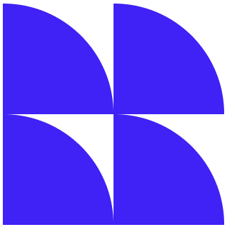 Icon quad half circle