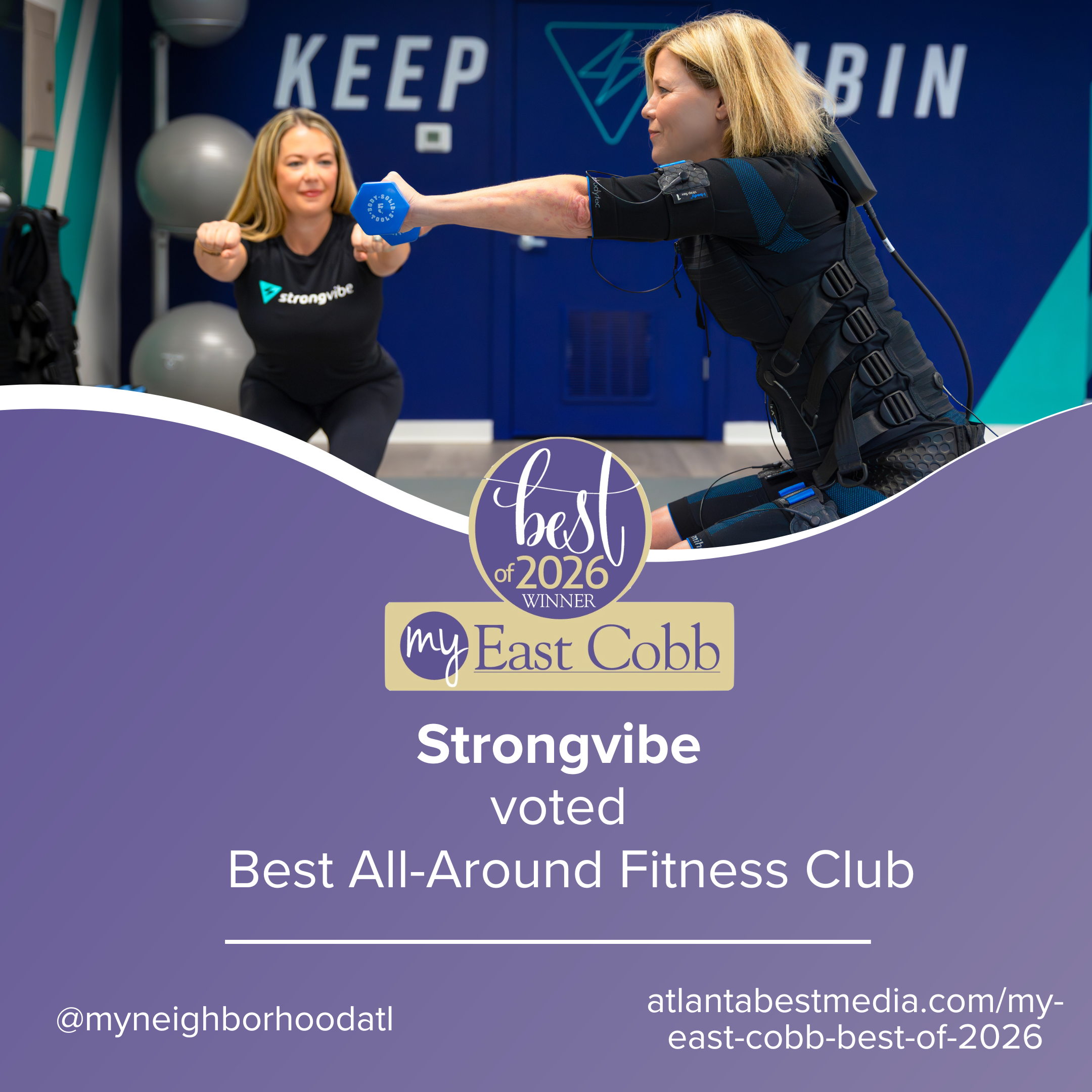 Our personalized EMS workouts tailored to your needs