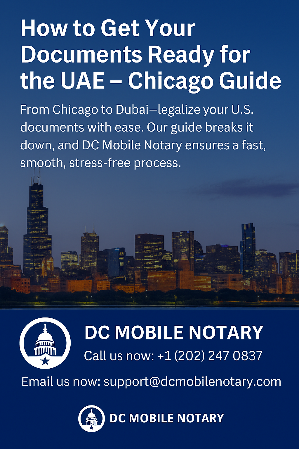 Chicago Residents How to Legalize Papers for the UAE Fast