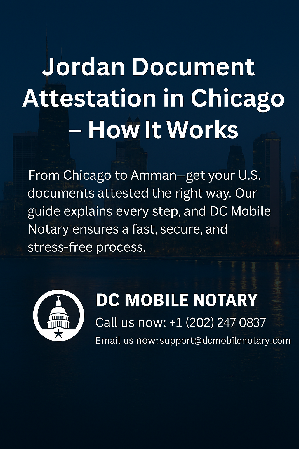 Jordan Document Attestation in Chicago – How It Works