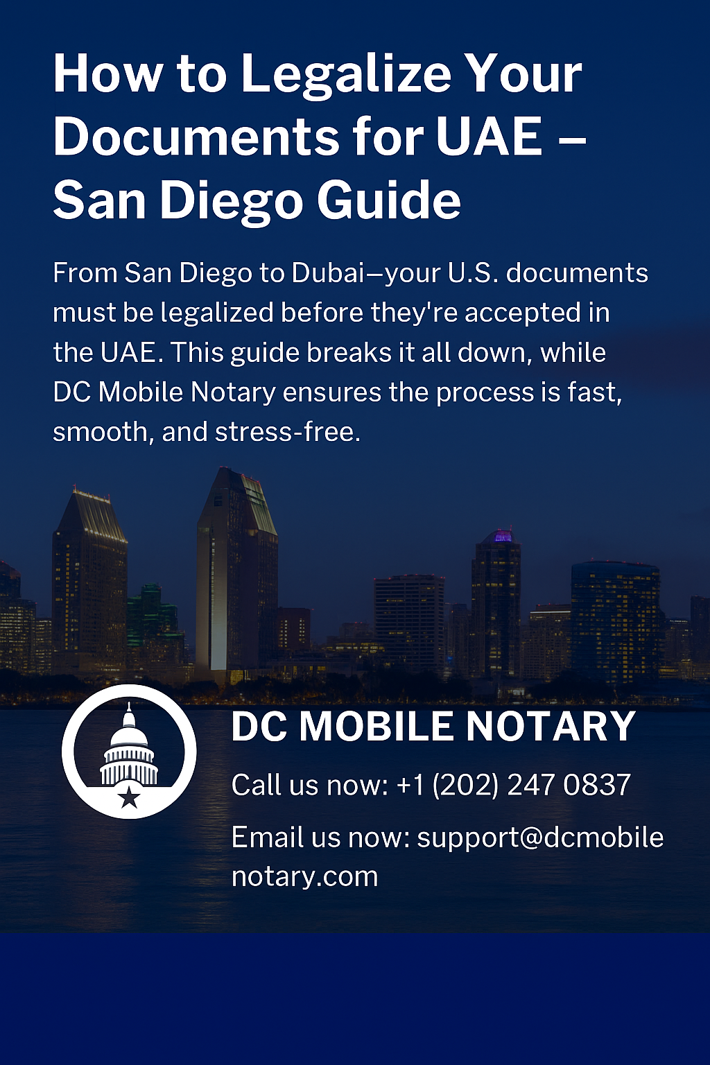 How to Legalize Your Documents for UAE – San Diego Guide