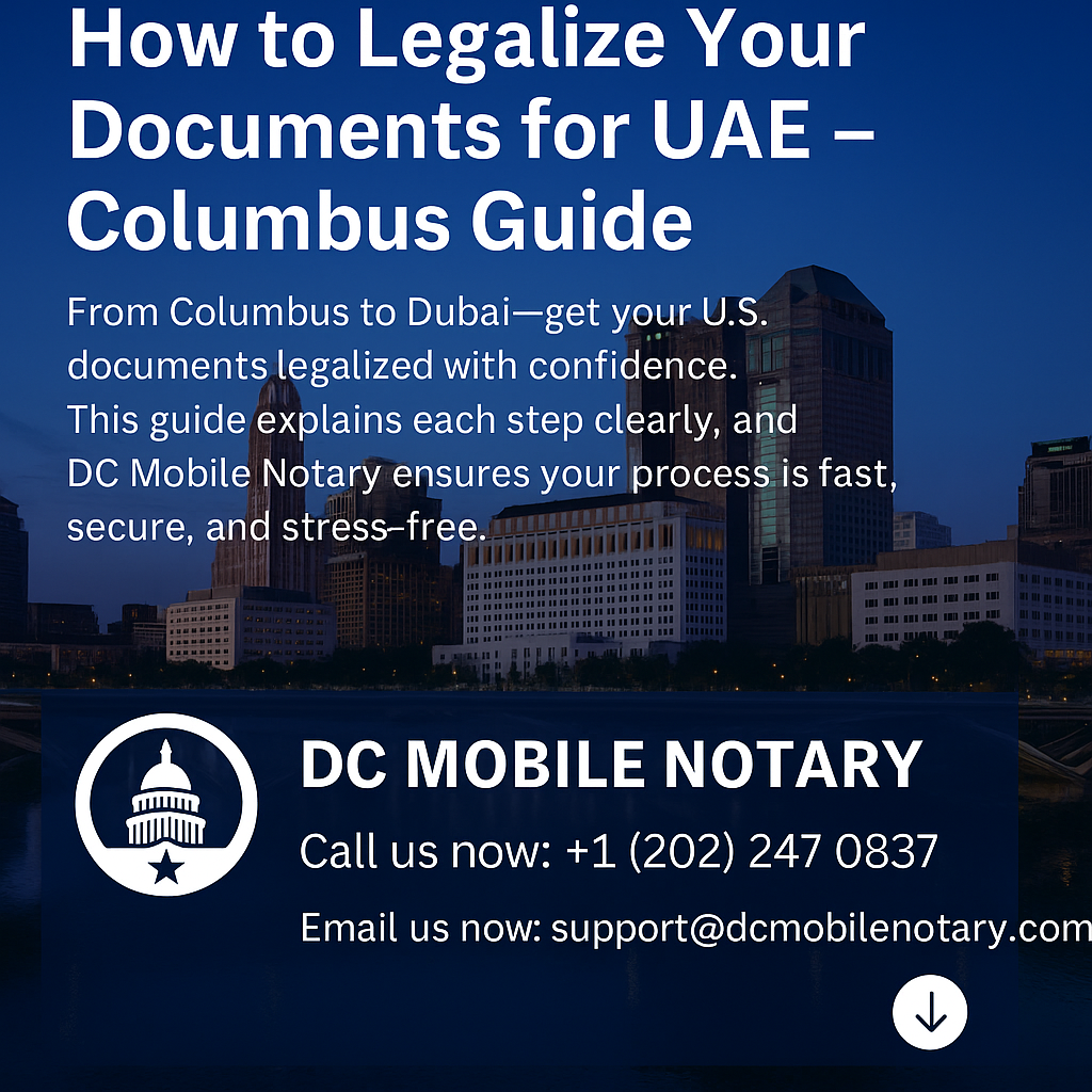 How to Legalize Your Documents for UAE – Columbus Guide