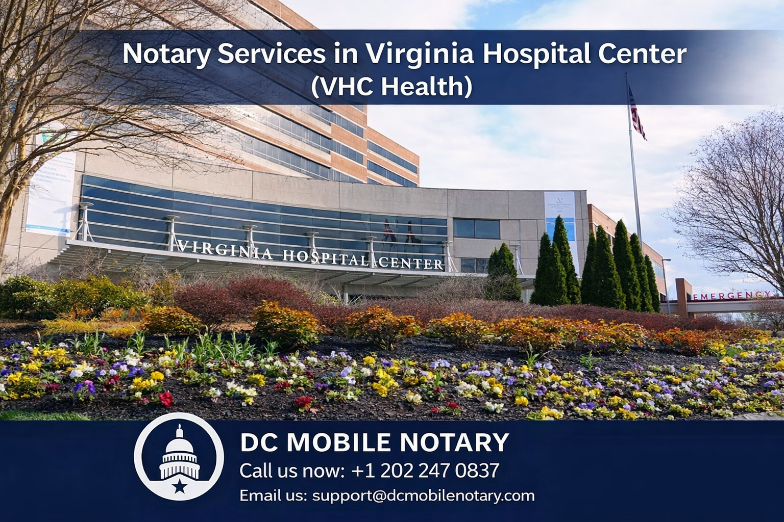 Notary Services in Virginia Hospital Center (VHC Health) β Arlington, VA