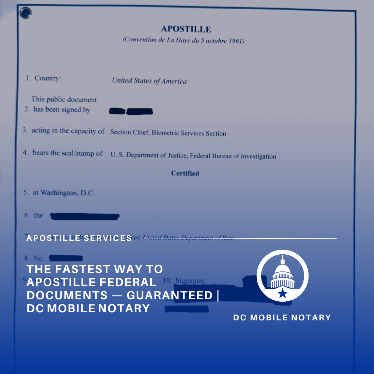 The Fastest Way to Apostille Federal Documents — Guaranteed