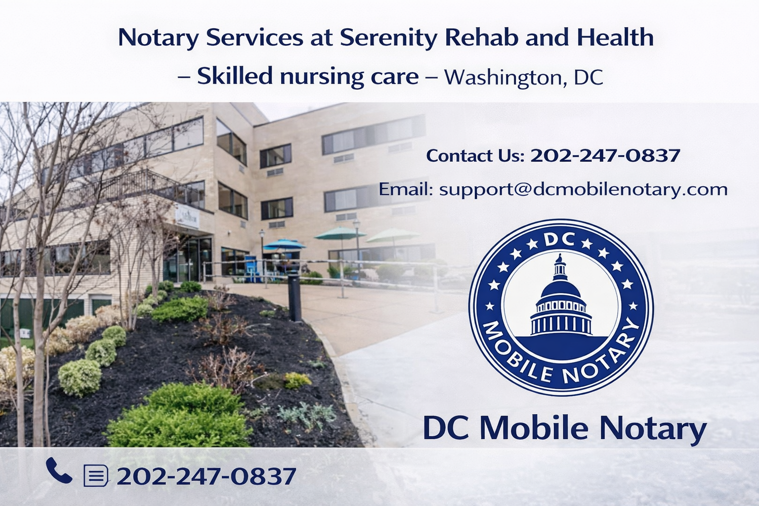 Notary Services at Serenity Rehab and Health – Washington, DC