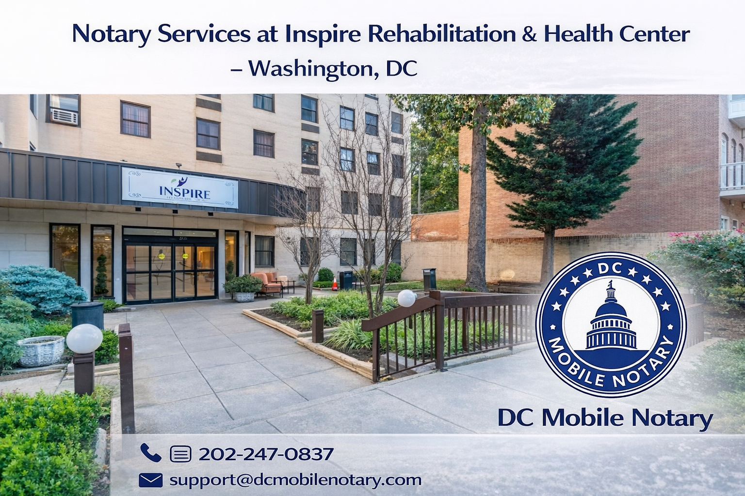Notary Services at Inspire Rehabilitation & Health Center – Washington, DC