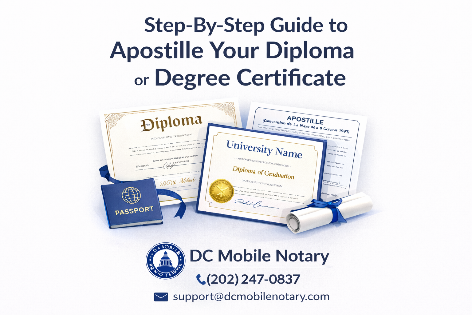Step-By-Step Guide to Apostille Your Diploma, Degree Certificate, Transcript.