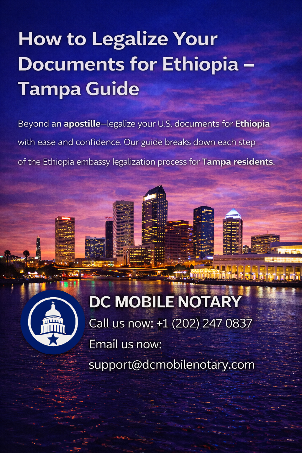 How to Legalize Your Documents for Ethiopia Tampa Guide?