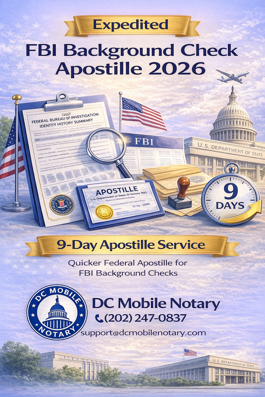 FBI Background Check Apostille 2026: Expediting Federal Processing Times