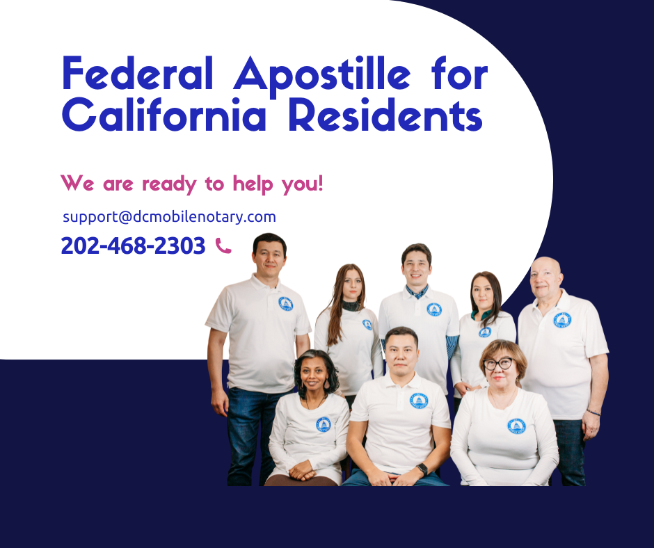 Federal Apostille for California Residents: FBI, NARA, USCIS, and IRS Documents — The 2026 Guide