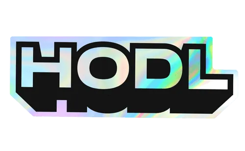 HOLD sticker