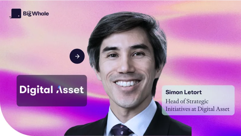 TBW - Simon Letort (Digital Asset): "Ethereum is years ahead of retail, Canton ahead of institutional"
