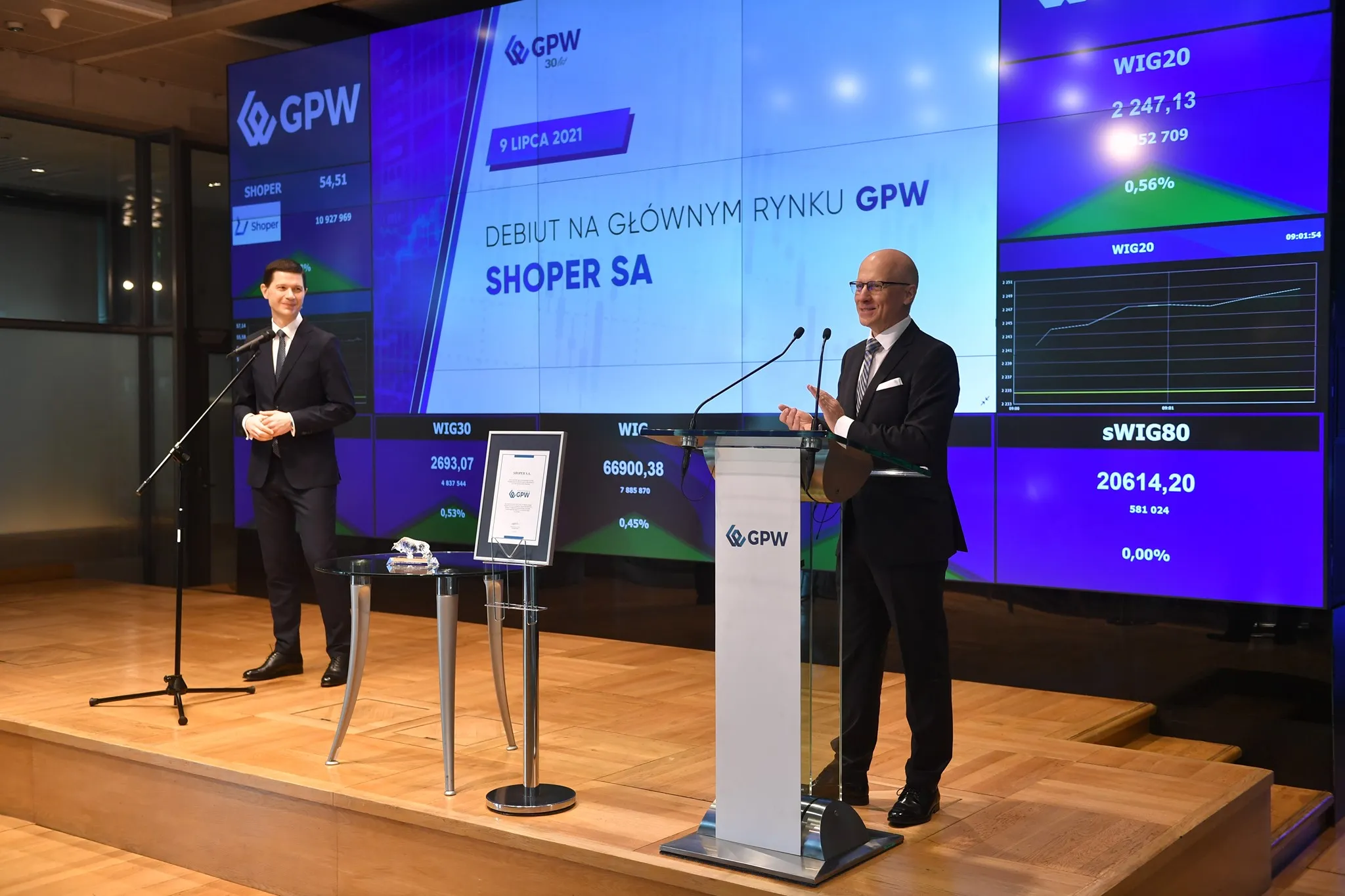 Debut of Shoper SA on the main market of the Warsaw Stock Exchange