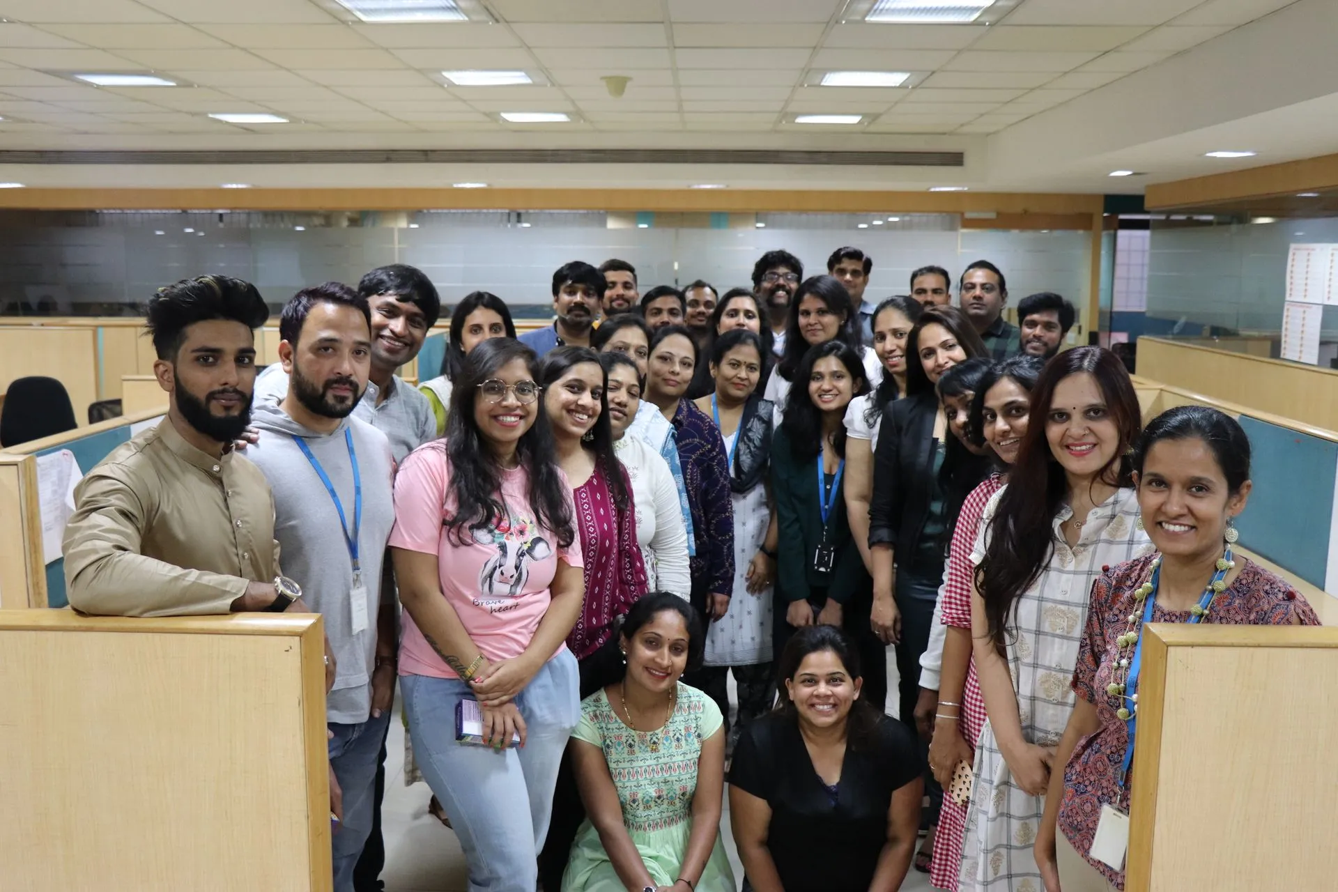 People posing for a group photo