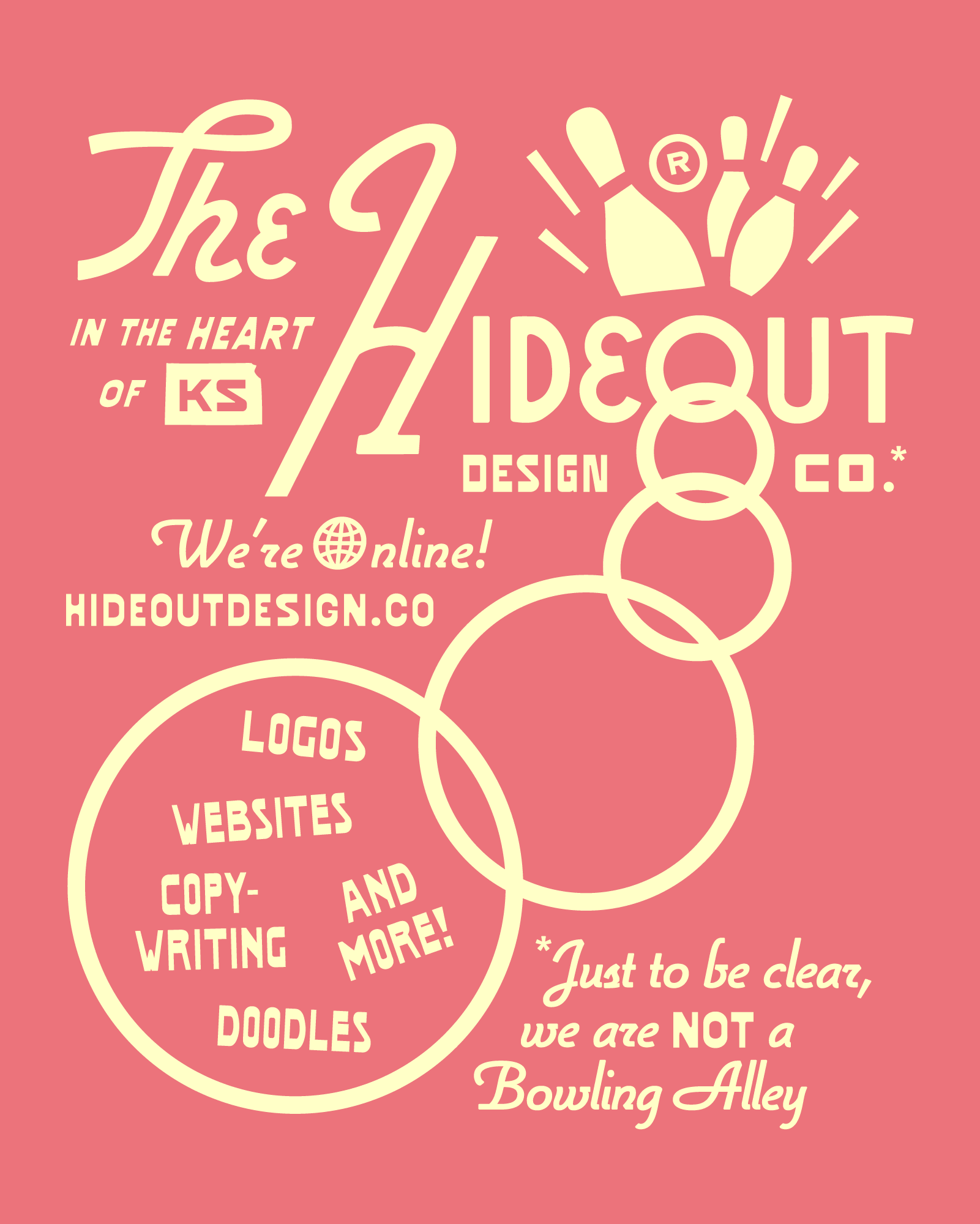 The Hideout 5 Year Anniversary Graphic