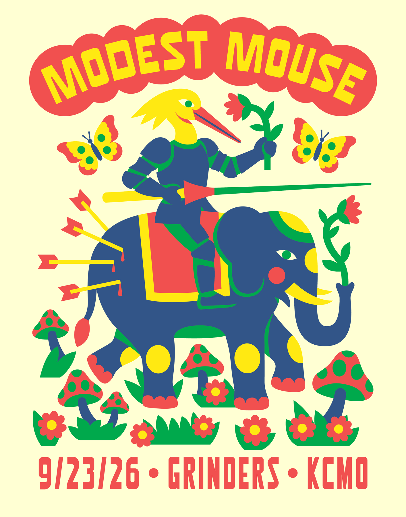 Modest Mouse Gig Poster