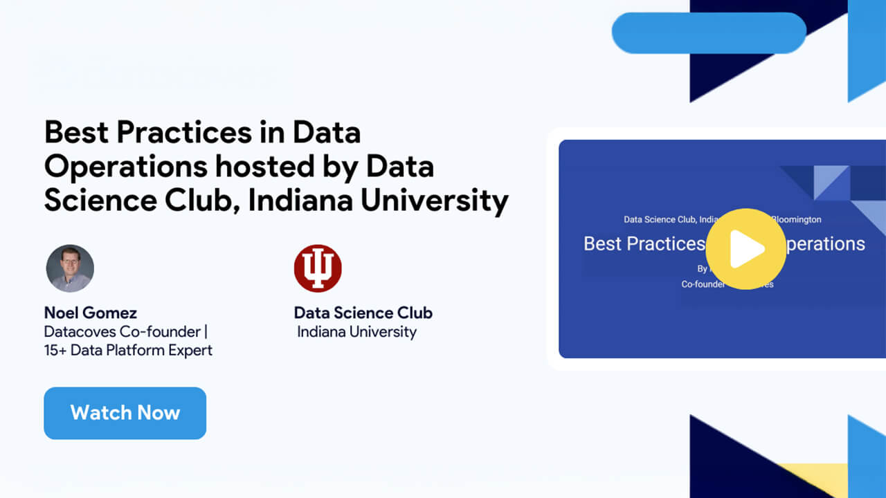 Best Practices in Data Operations