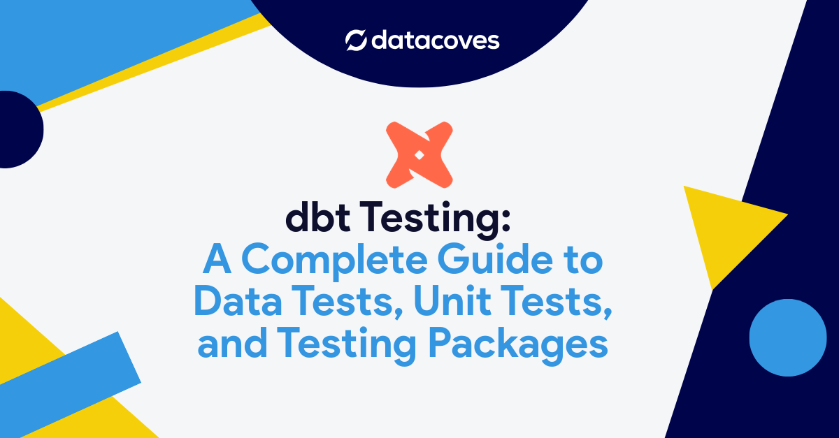 dbt testing options