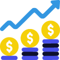 Scalable cost efficient icon
