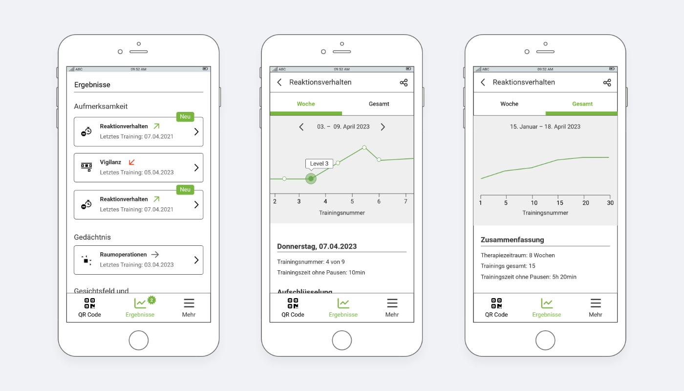 Wireframe für die Wochenansicht des Kalender mit offener Seitenleiste, die Zusatzinformationen zum Termin enthält