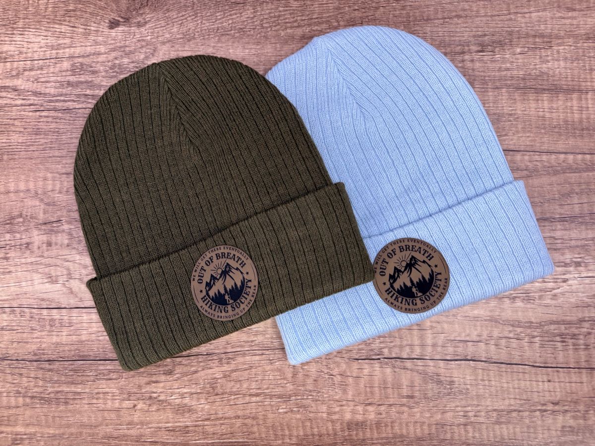 Out of Breath Hiking Society Beanie - Circle 