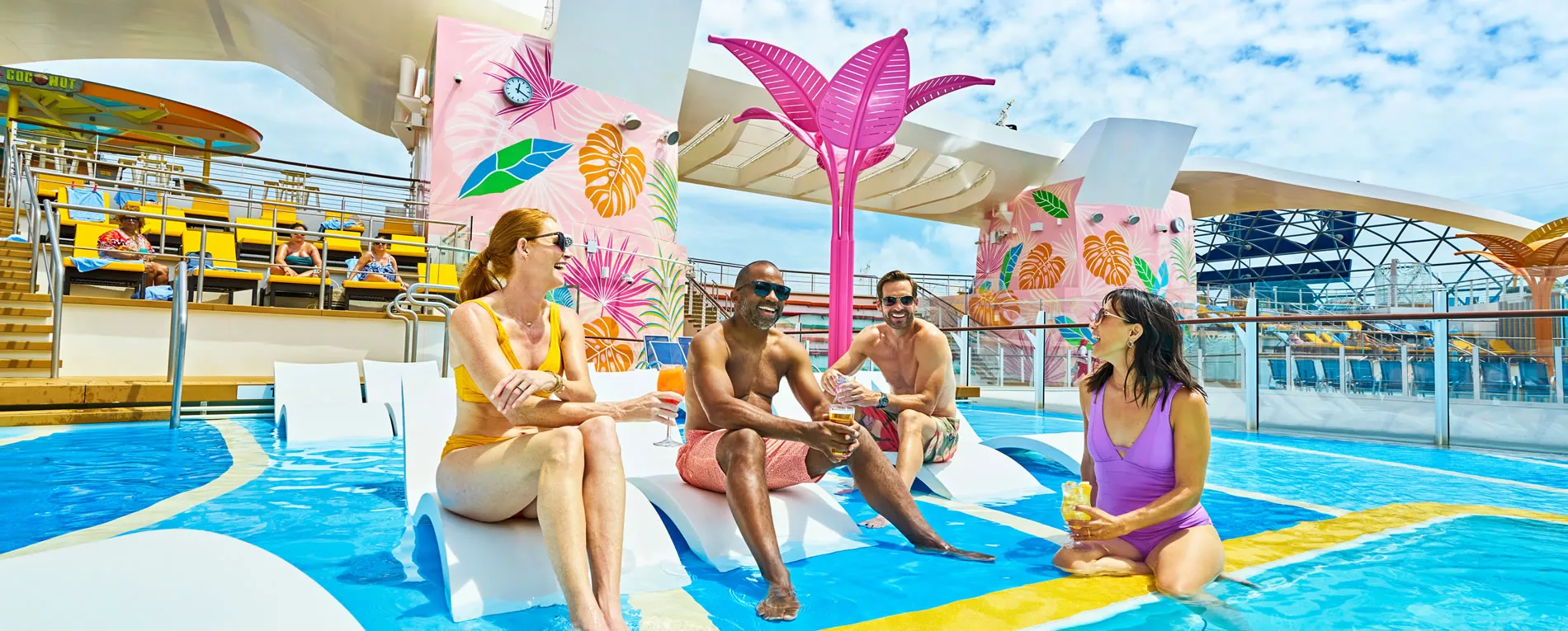 Royal Caribbean cruise poolside 