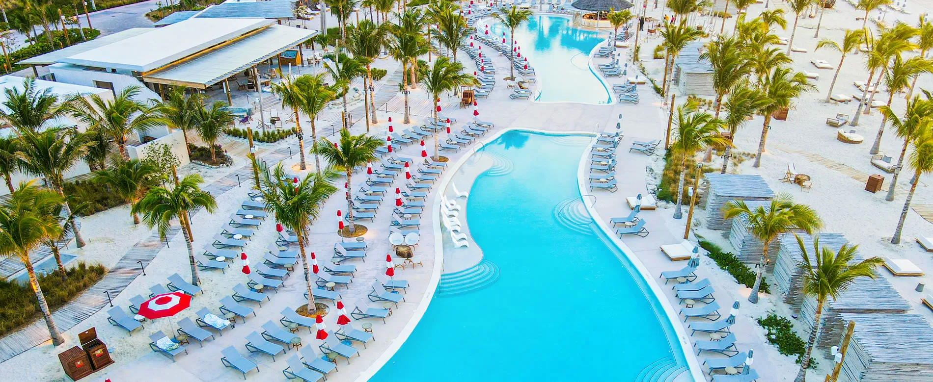 Virgin Voyages Beach Club Bimini private island