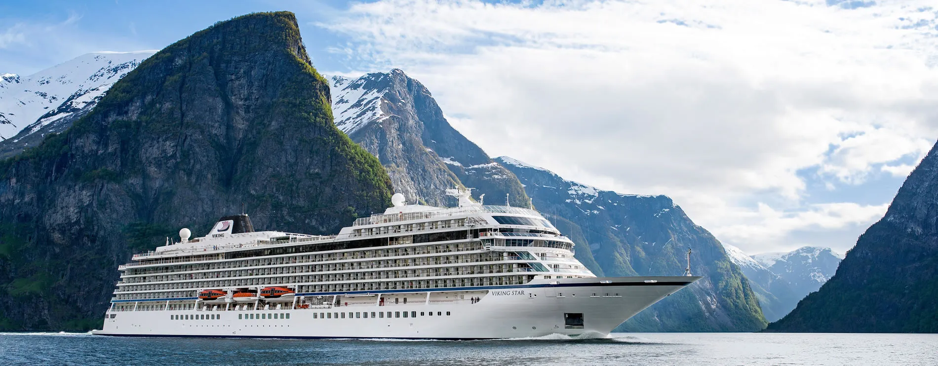 Viking Ocean Cruises ship in Norway